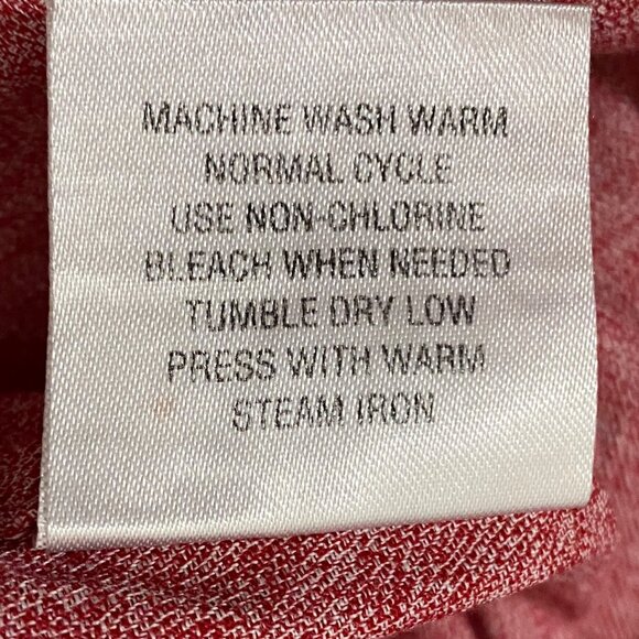 Cremieux Mens Button Down Shirt 3XB Red Dress Casual Preppy Business Career - Picture 7 of 7